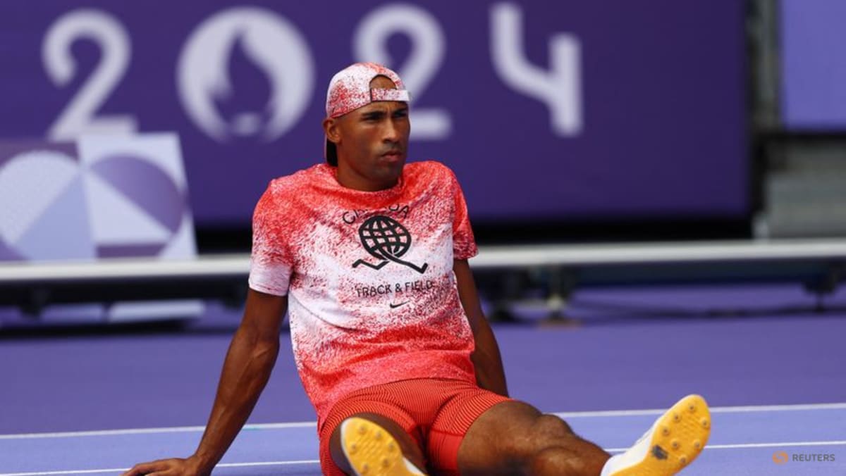 American Garland leads decathlon after gutsy long jump